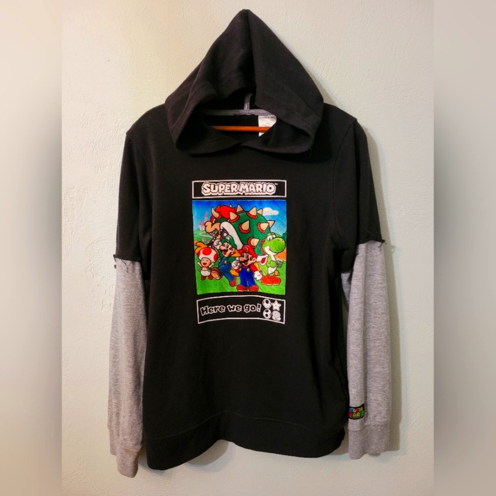Mario Brother Big Boy/Men Hoodie